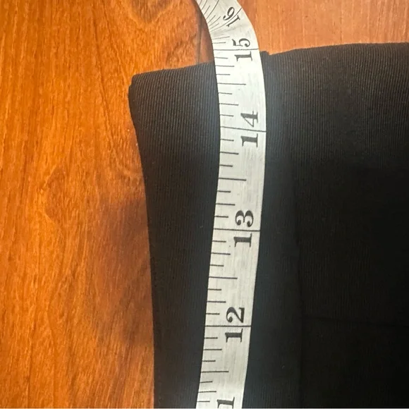 Philippe Janssens Paris 100% Wool Tailored Black Trousers Lined Work Pants - Picture 6 of 7